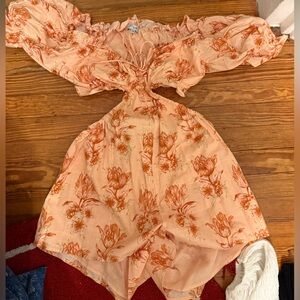 Sabo skirt off the shoulder romper